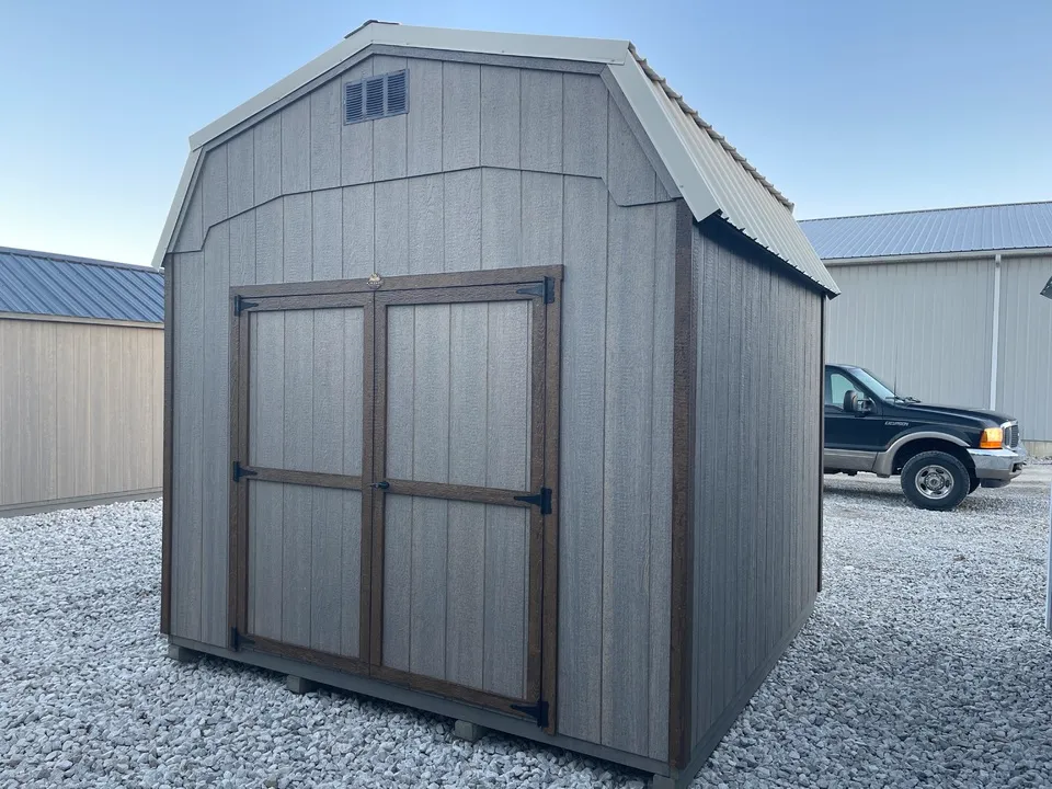 Hi-wall shed