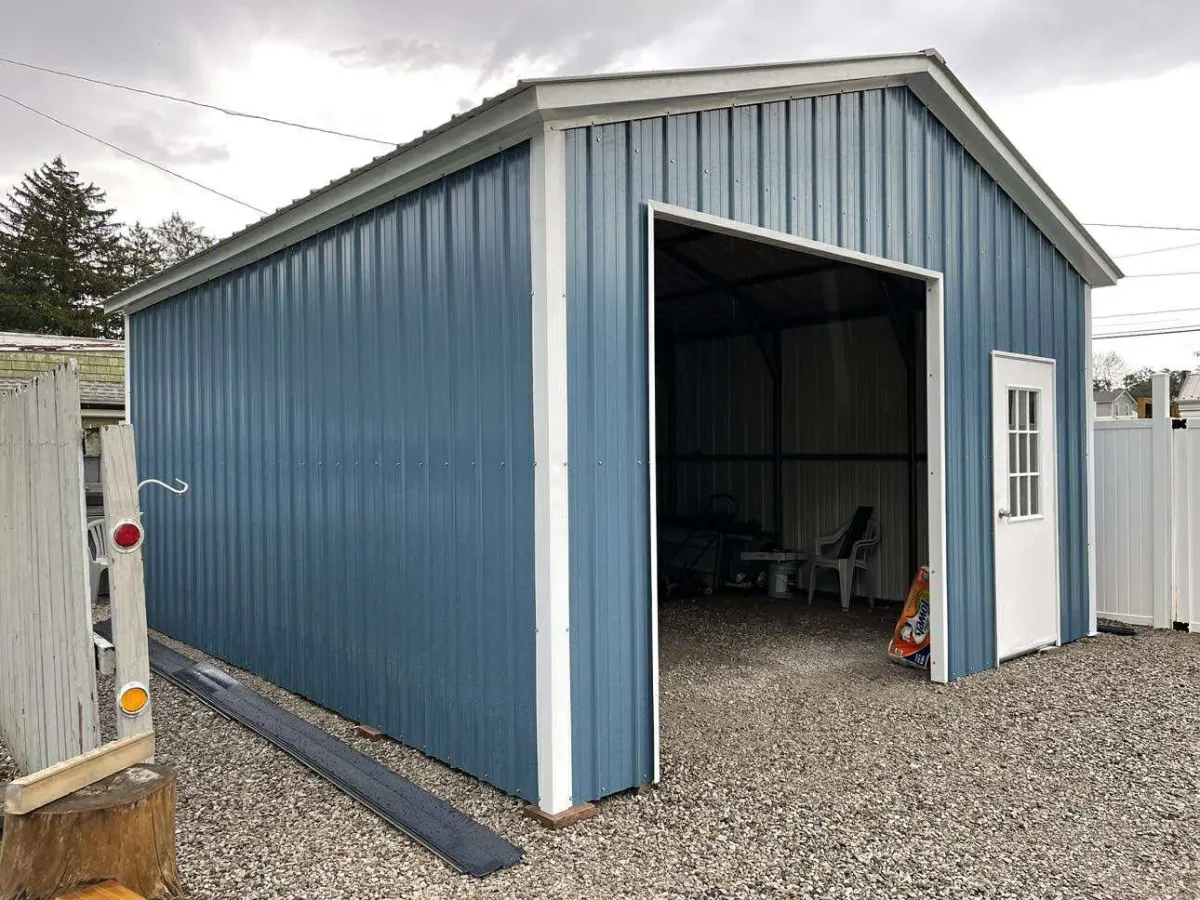 Metal garage