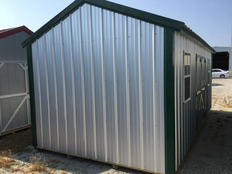 Metal garden shed