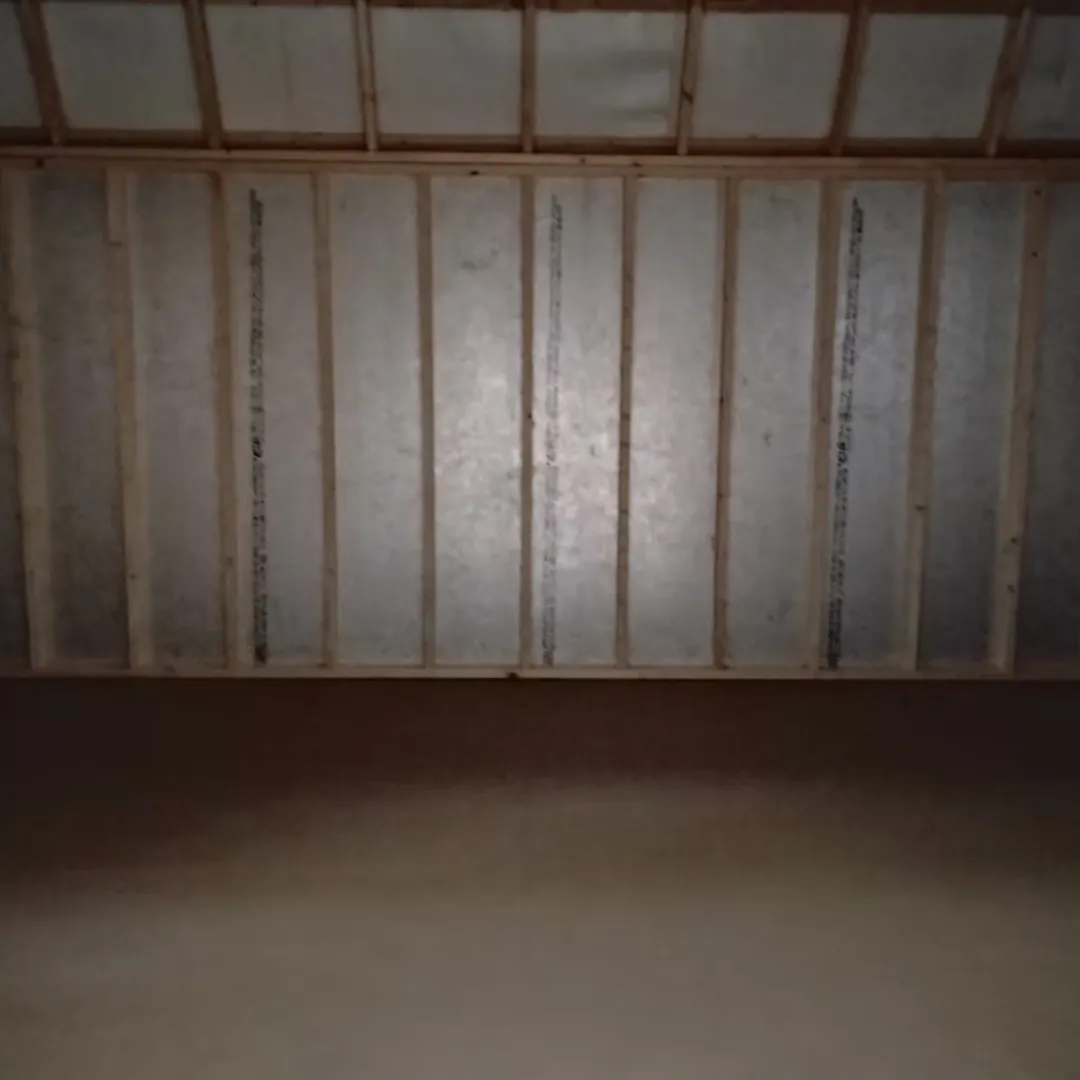 Hi-wall barn interior