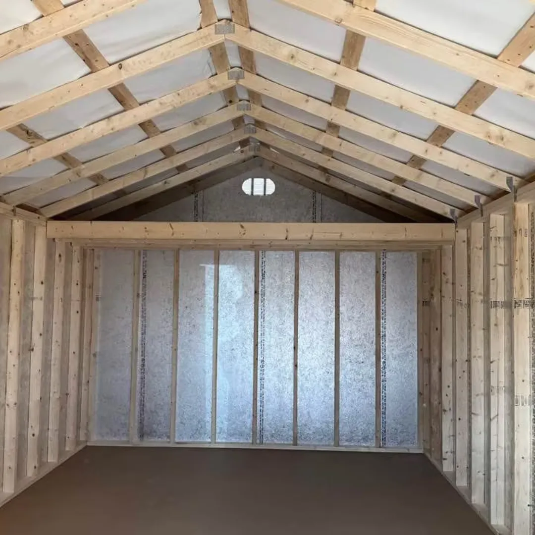 Garden shed interior