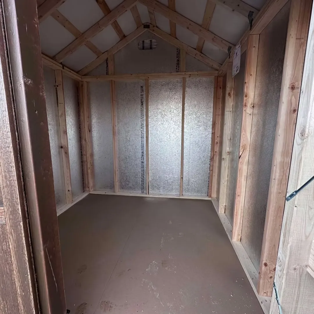 Garden shed interior