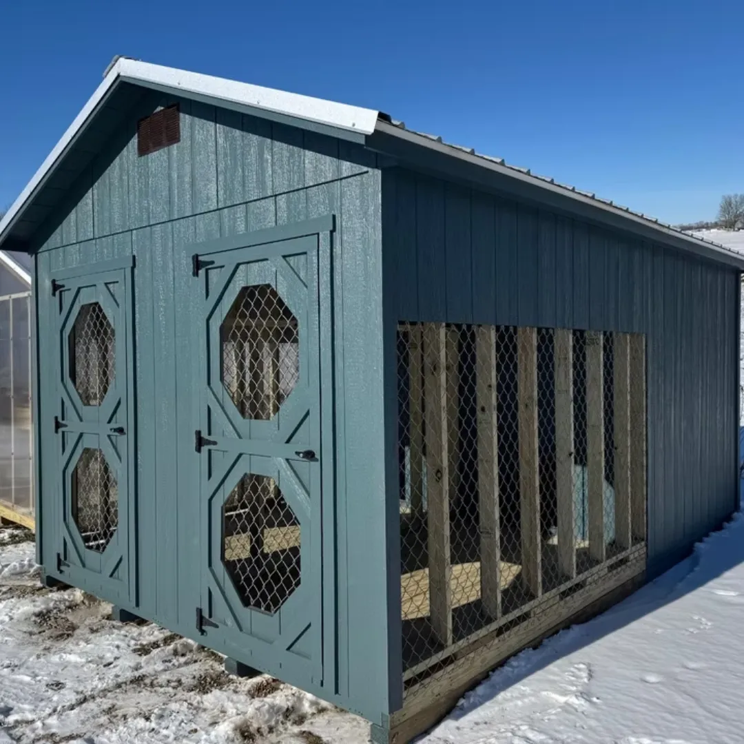 Dog kennel exterior