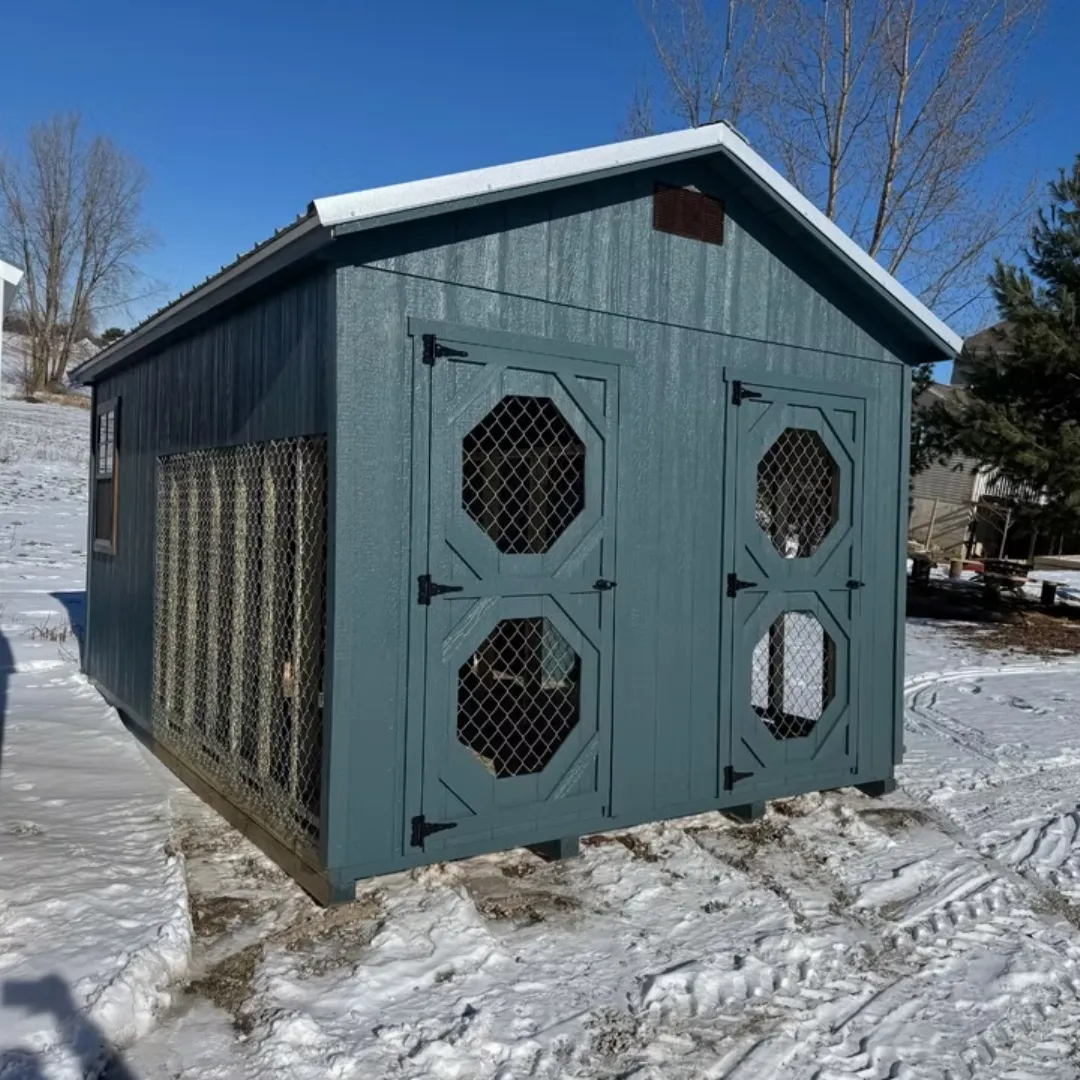 Dog kennel exterior