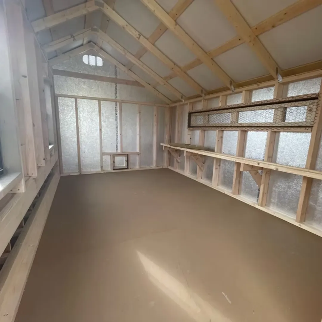 Chicken coop interior