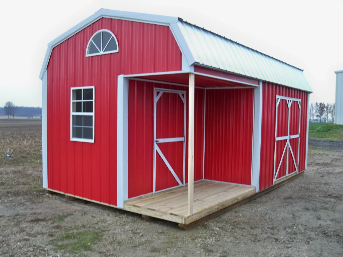 Metal Sided Hi-Wall with Newberry Porch