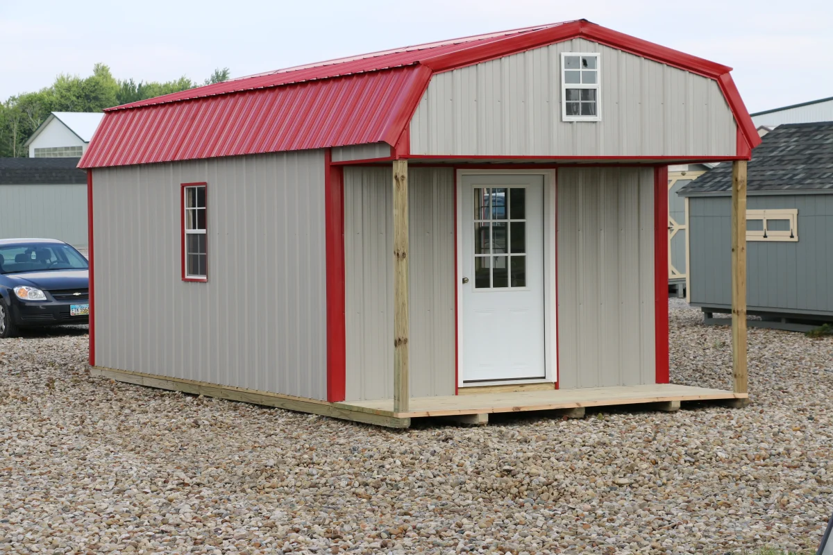 Metal Square Porch Hi-Wall Kampfire