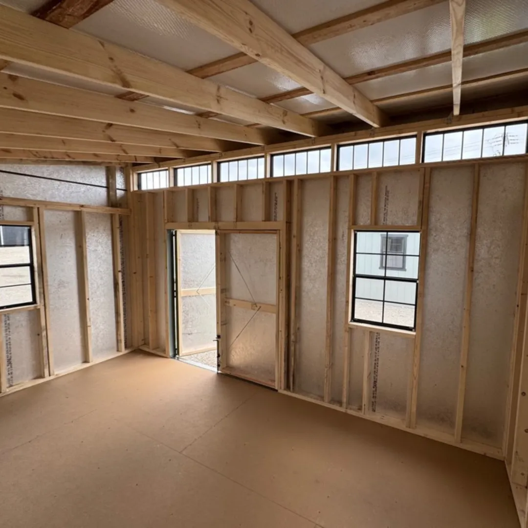 Modern shed interior